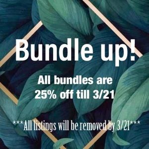 Last chance!! All bundles get automatic 25% off